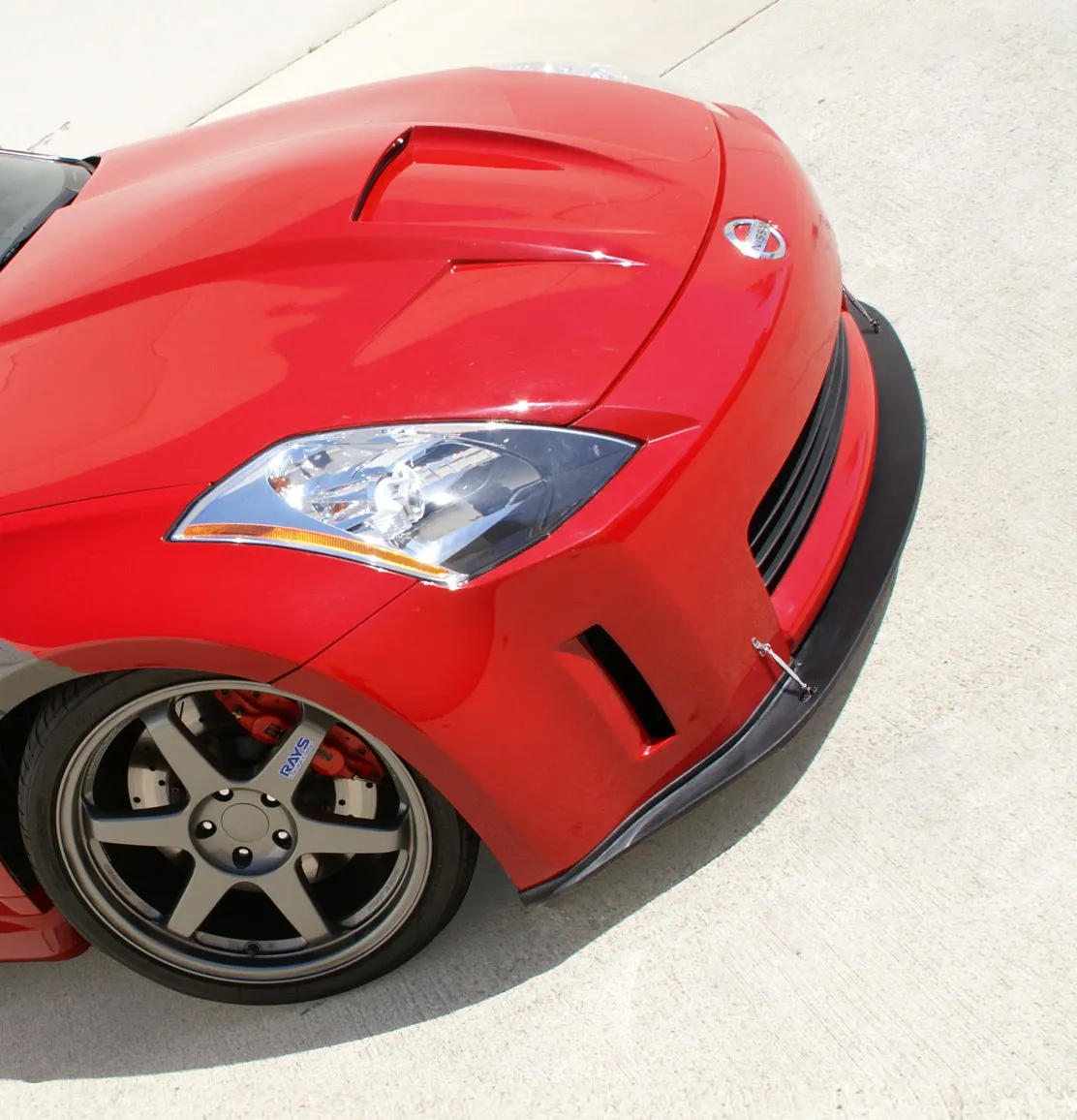 2003-2005 Nissan 350Z [Z33] Front Splitter [For OEM Fascia] - 1035011SP