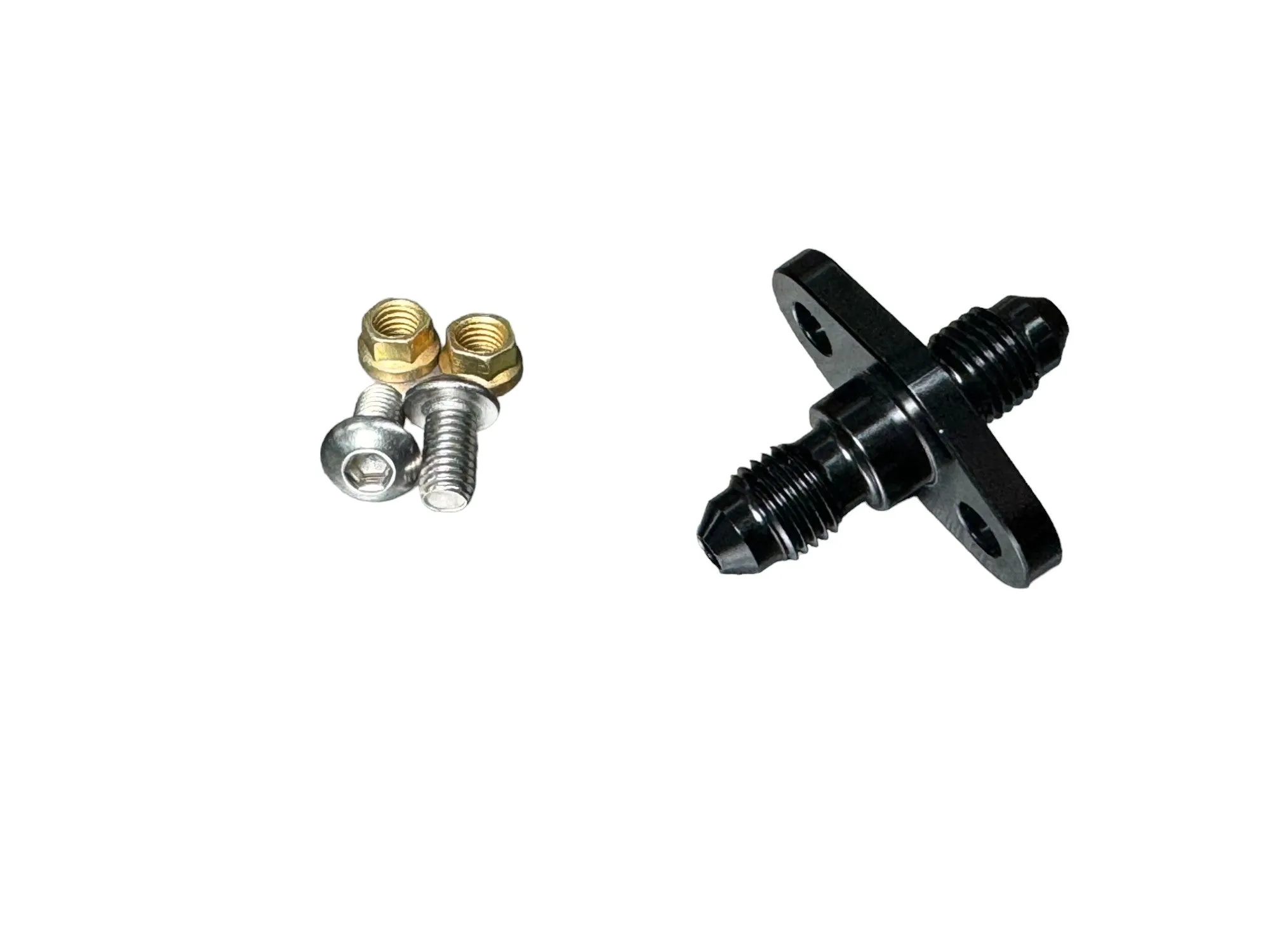 4AN Bulkhead Flanged Pass Thru Fitting by Motion Raceworks 34-30404