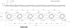Aeroflow Ford XR6 BA-FG Stainless Steel Header Flange (AF9551-1030SS)