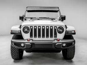 aFe Scorpion Grill Jeep Wrangler JL (2019-2020) Black Insert w/ LED Lights