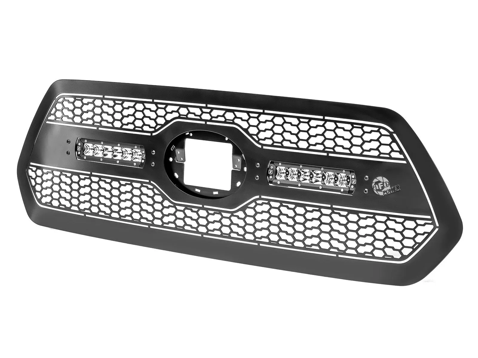 aFe Scorpion Grill Toyota Tacoma (2018-2020) Black Insert w/ LED Lights