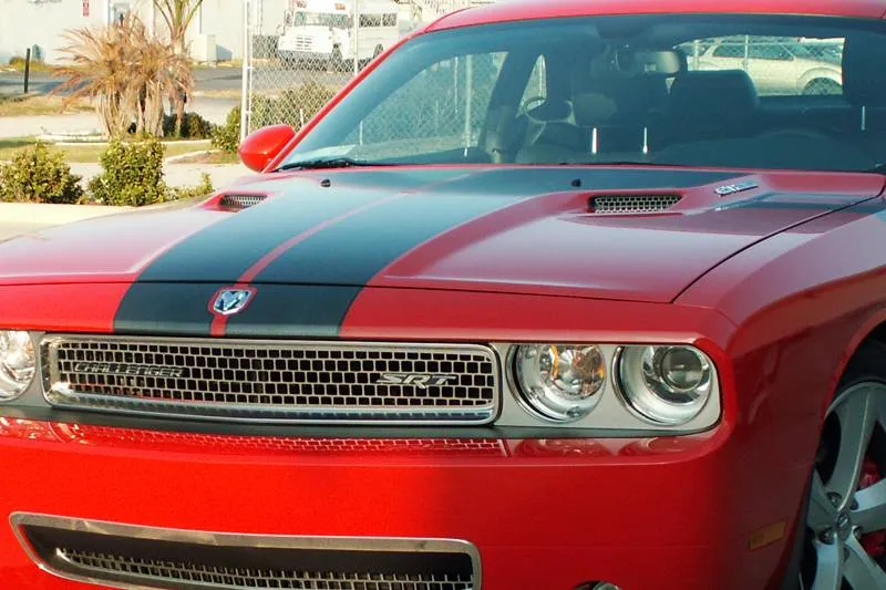 American Car Craft Hood Scoop Overlay: Dodge Challenger 2008 - 2014 (All Models)