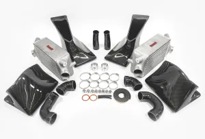 AMS ALP.23.09.0001-1 Intercooler Kit PORSCHE 991.1 (with Carbon Fiber Shrouds)