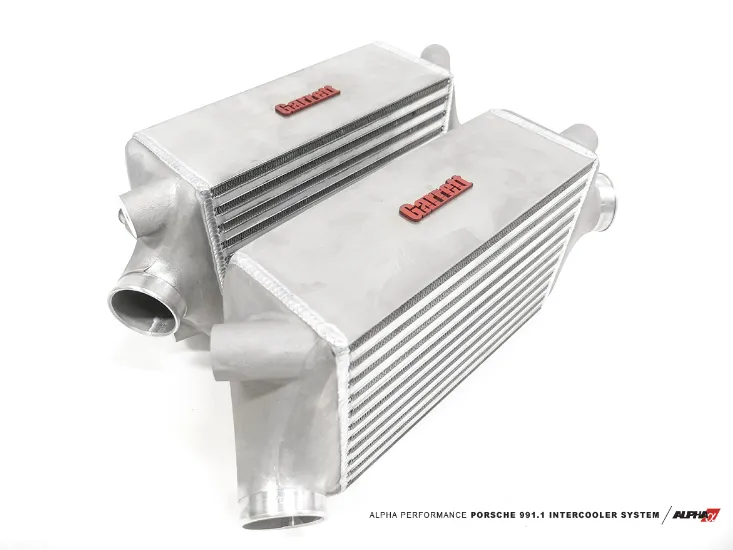 AMS ALP.23.09.0001-1 Intercooler Kit PORSCHE 991.1 (with Carbon Fiber Shrouds)