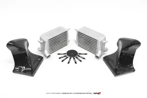 AMS ALP.26.09.0001-1 Intercooler Kit with Carbon Fiber Shrouds PORSCHE 991.2