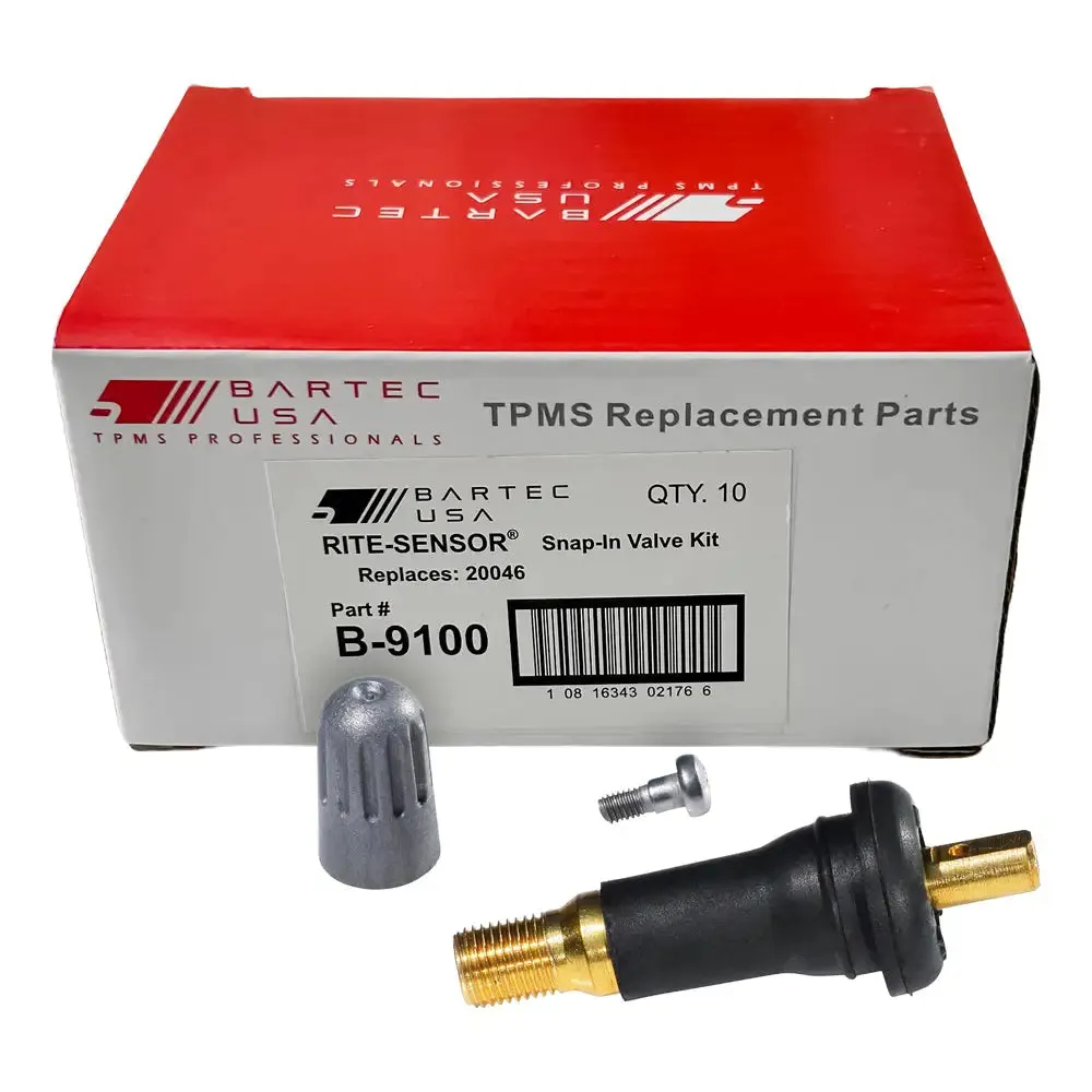 Bartec B-9100 TPMS Snap-in Valve Service Kit (VS-20, 20046)