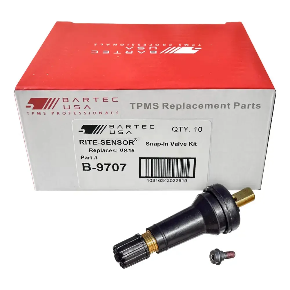 Bartec B-9707 TPMS Snap-in Valve Service Kit (VS-15)