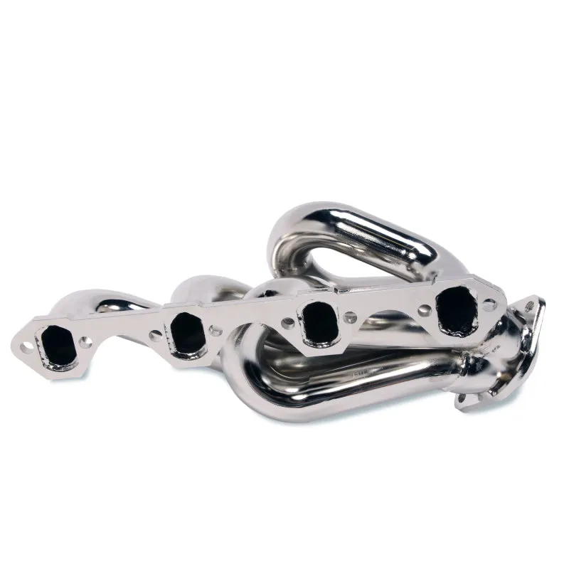 BBK Performance Equal Length Shorty Headers - 1.625 in Primary - Stock Collector Flange - Titanium Metallic Ceramic - Small Block Ford - Ford Mustang 1986-93 - Pair