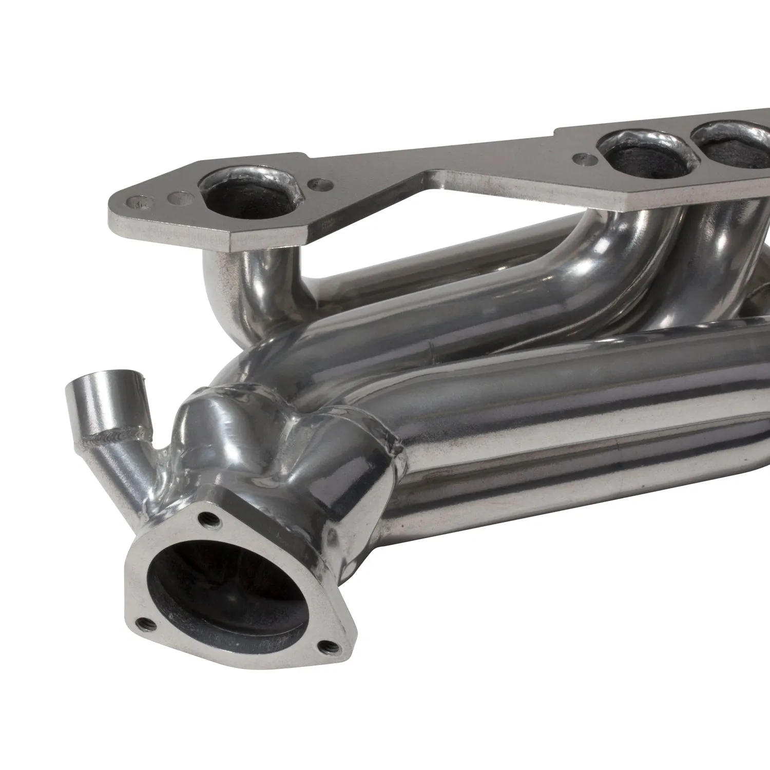 BBK Performance Parts 40070 1996-99 CHEVY TRUCK SUV 5.0L 5.7L 1-5/8 SHORTY HEADERS (POLISHED SILVER CERAMIC)
