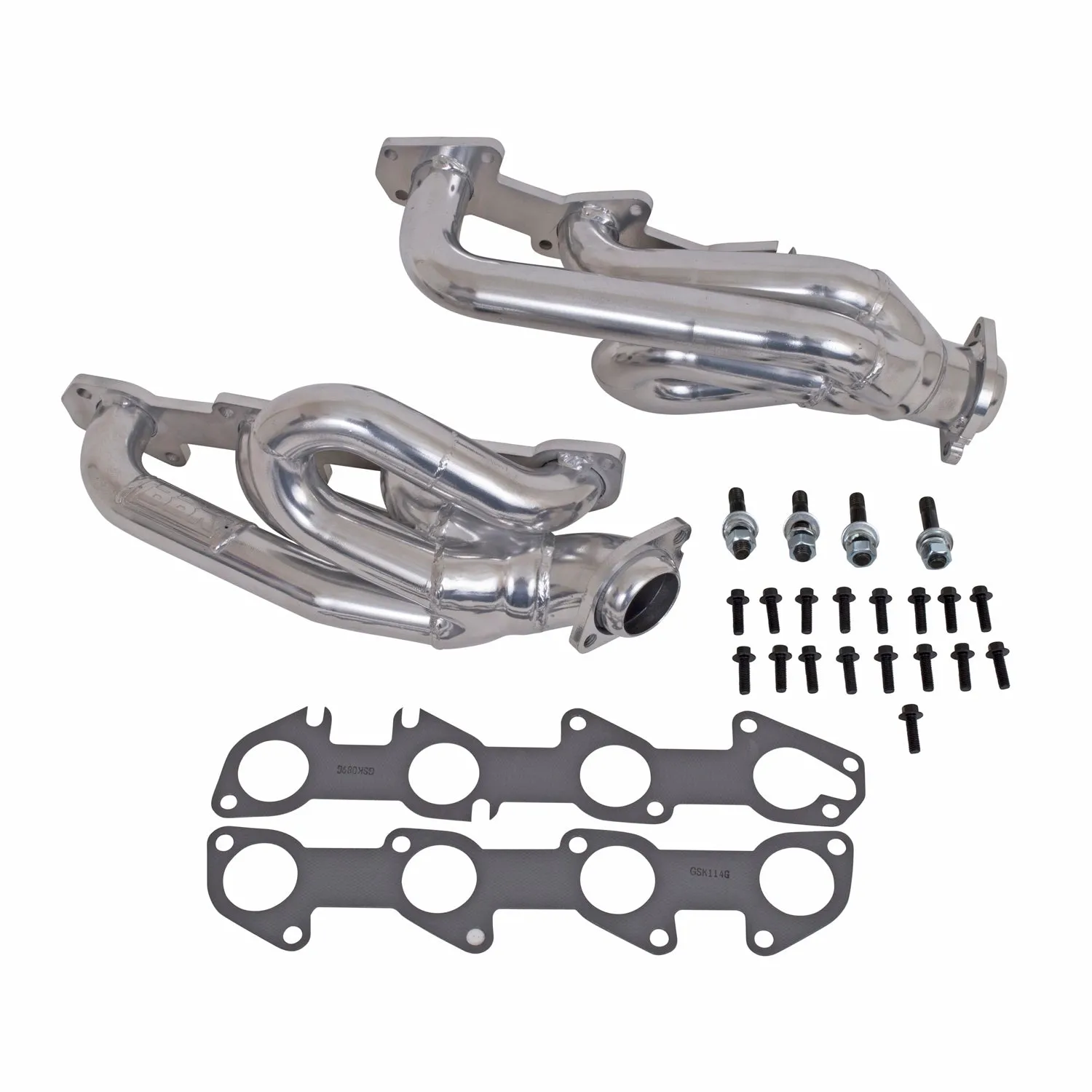 BBK Performance Parts 40090 2003-2008 DODGE RAM 1500 5.7L 1-3/4 SHORTY HEADERS (POLISHED SILVER CERAMIC)