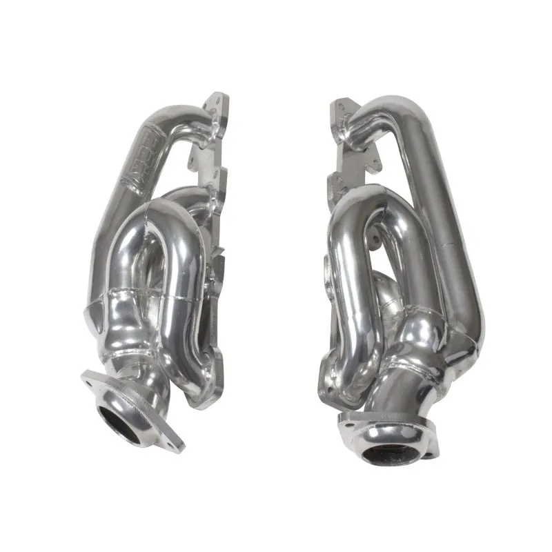BBK Performance Tuned Length Shorty Headers - 1.75 in Primary - Stock Collector Flange - Metallic Ceramic - Mopar Gen III Hemi - Dodge Ram Fullsize Truck 2009-18 - Pair