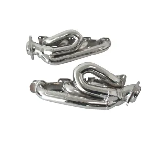 BBK Performance Tuned Length Shorty Headers - 1.75 in Primary - Stock Collector Flange - Metallic Ceramic - Mopar Gen III Hemi - Dodge Ram Fullsize Truck 2009-18 - Pair