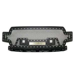 Black Stainless Steel Wire Mesh Grille for 2018-20 Ford F150