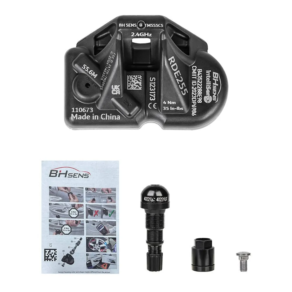 BLE Bluetooth TPMS For Tesla (4pcs)