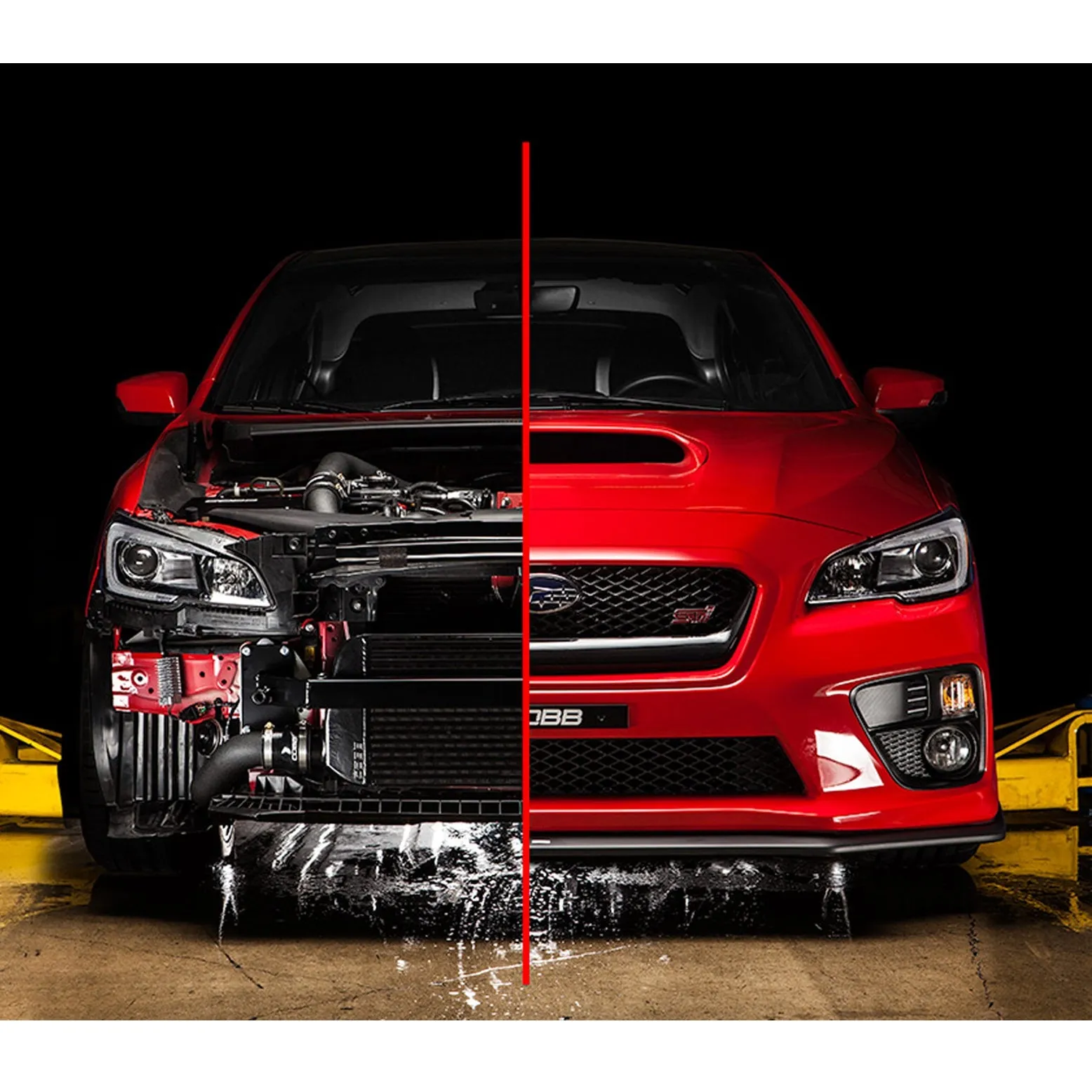 Cobb 15  Subaru WRX STi FMIC Core - Black (cobb716500-BK)