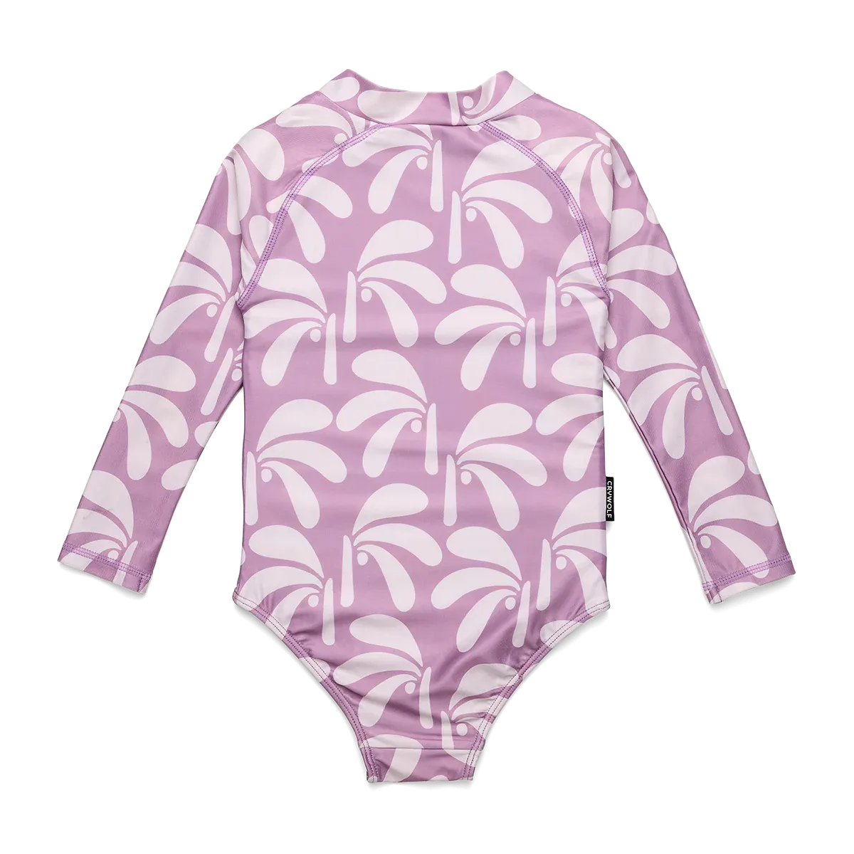 Cry Wolf Long Sleeve Swimsuit Lilac Palms