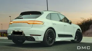 DMC Porsche Macan (2019-2023) EVO Rear Bumper with integrated diffuser fits GTS S & Turbo S