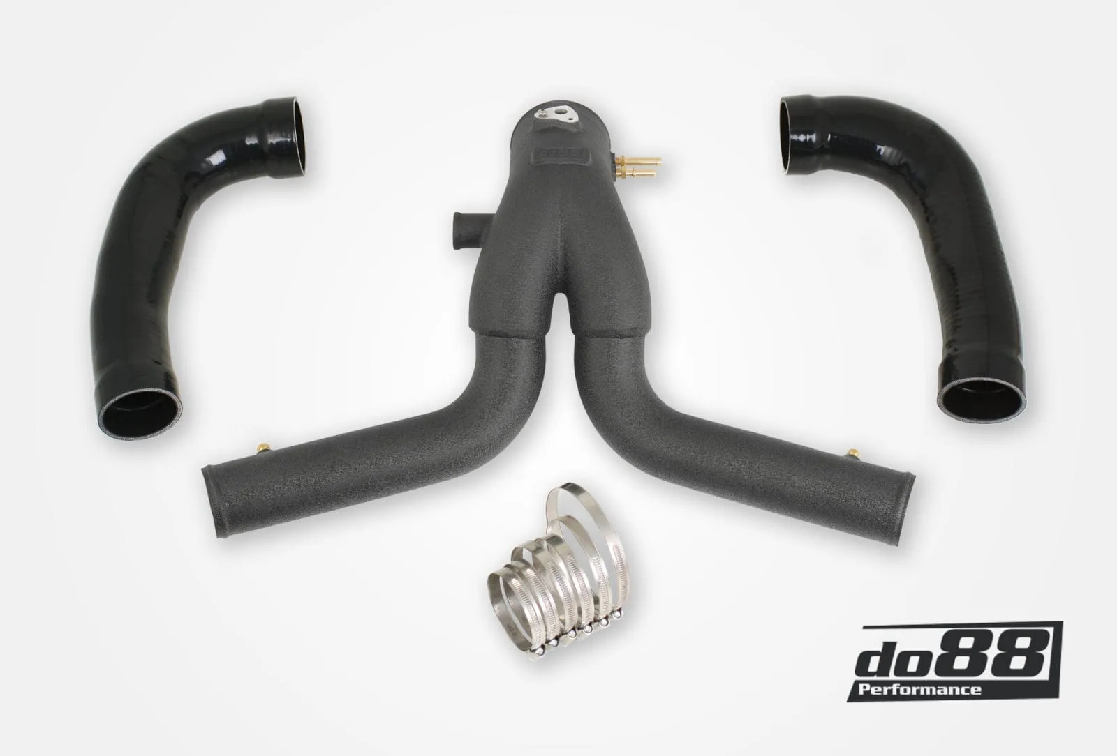 Do88 Porsche 911 Turbo (991.2) 2015- Y-Pipe, Black for do88 IC