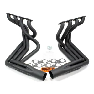 Doug's BB Chevy Side Mount Headers - Black - 63-82 Vette