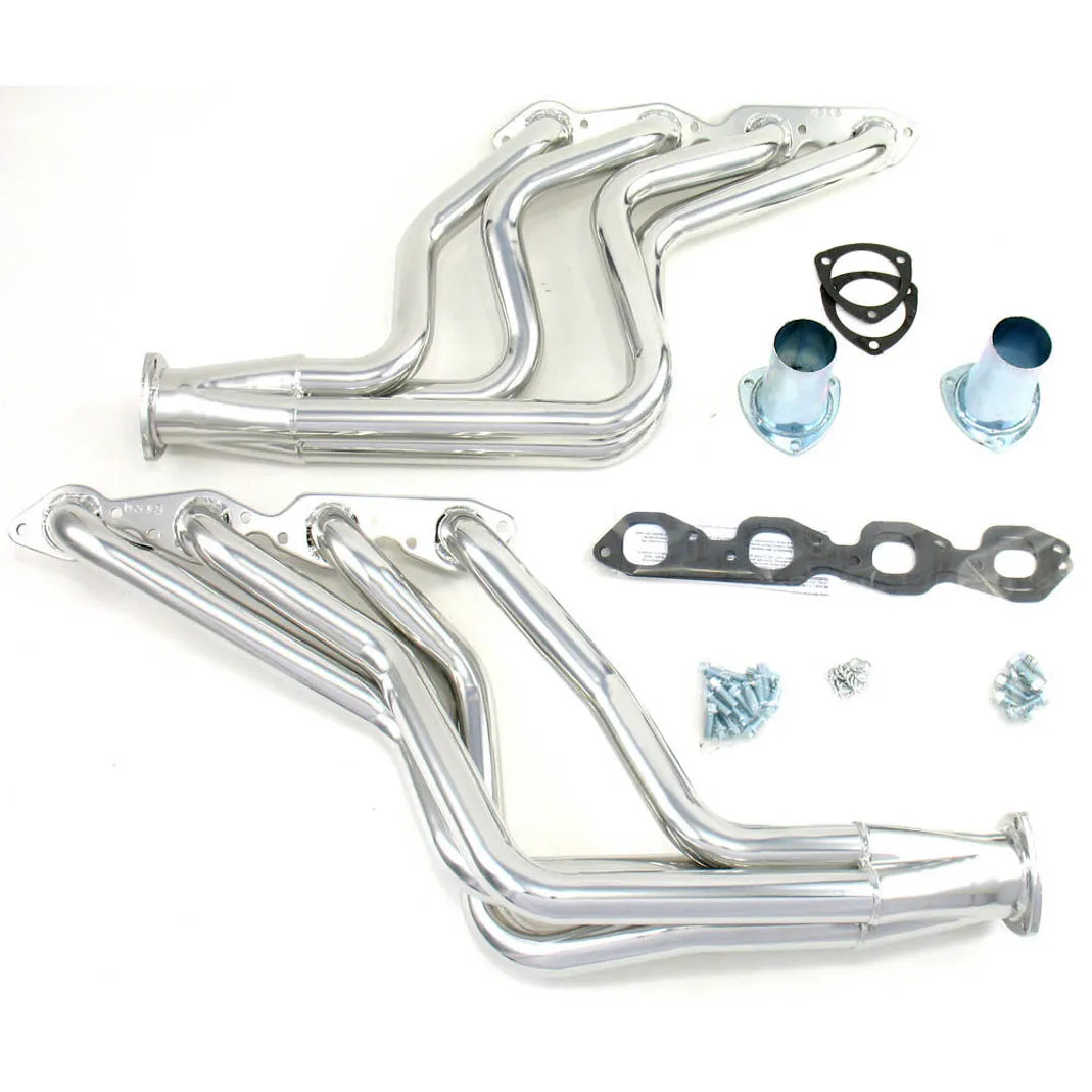 Doug's Headers Full Length Headers 1-3/4" Primary 3" Diameter Collector Steel - Ceramic - BB Chevy