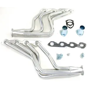Doug's Headers Full Length Headers 1-3/4" Primary 3" Diameter Collector Steel - Ceramic - BB Chevy