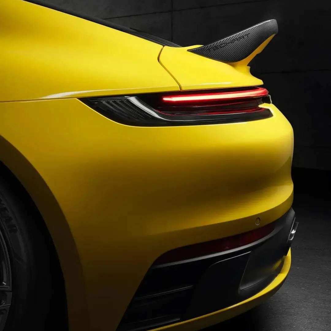 Dry Carbon Fiber Duck Lip Rear Spoiler III for Porsche 911 992 Carrera S / 4S / GT3 Touring