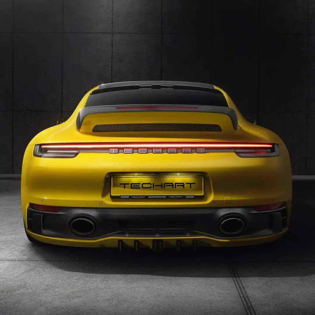 Dry Carbon Fiber Duck Lip Rear Spoiler III for Porsche 911 992 Carrera S / 4S / GT3 Touring