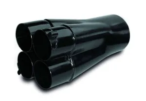 Dynatech High-flow Slip On Collector - 12.00" - 2.25" Inlet / 4.00" Outlet