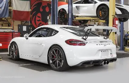Fabspeed Porsche Cayman GT4 Wing Risers