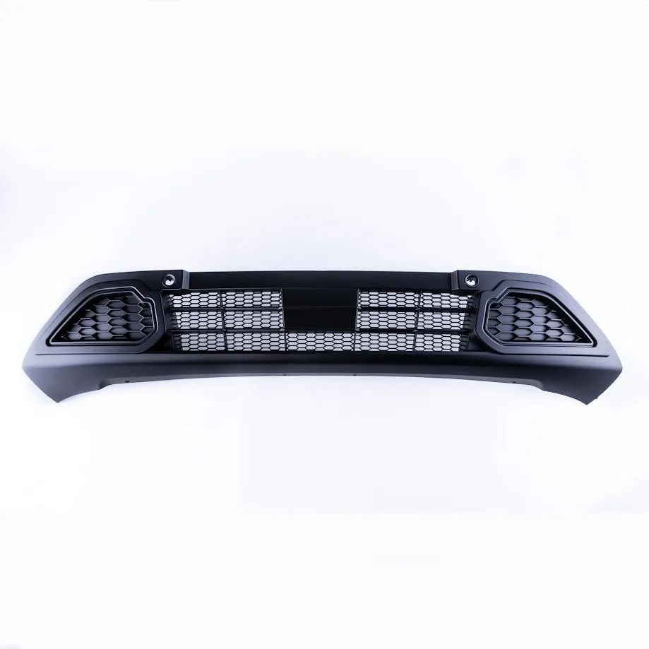 For Ford Transit Custom Complete Front Honeycomb Grille Package - Matte Black Bundle ONLY Painted and Ready to Fit