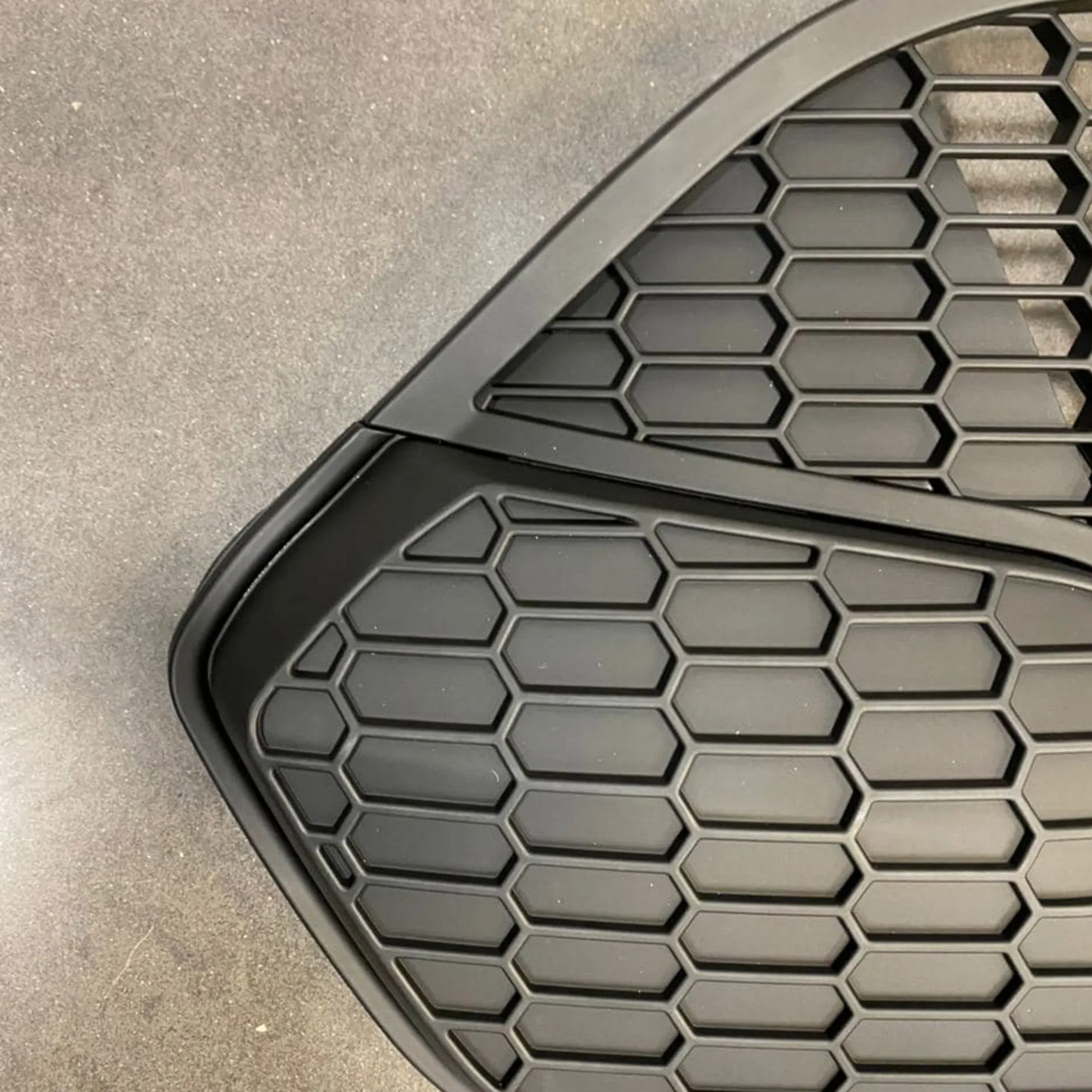 For Ford Transit Custom Front Grille Honeycomb Modified 2012 - 2018 MK1 Matte Black Painted and Ready to Fit