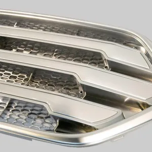 For Ford Transit Custom Front Grille OEM Style New Shape (Matte Chrome Base) Painted and Ready to Fit