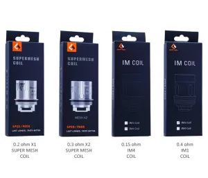 GeekVape Super Mesh & IM Replacement Coils (Pack of 5)