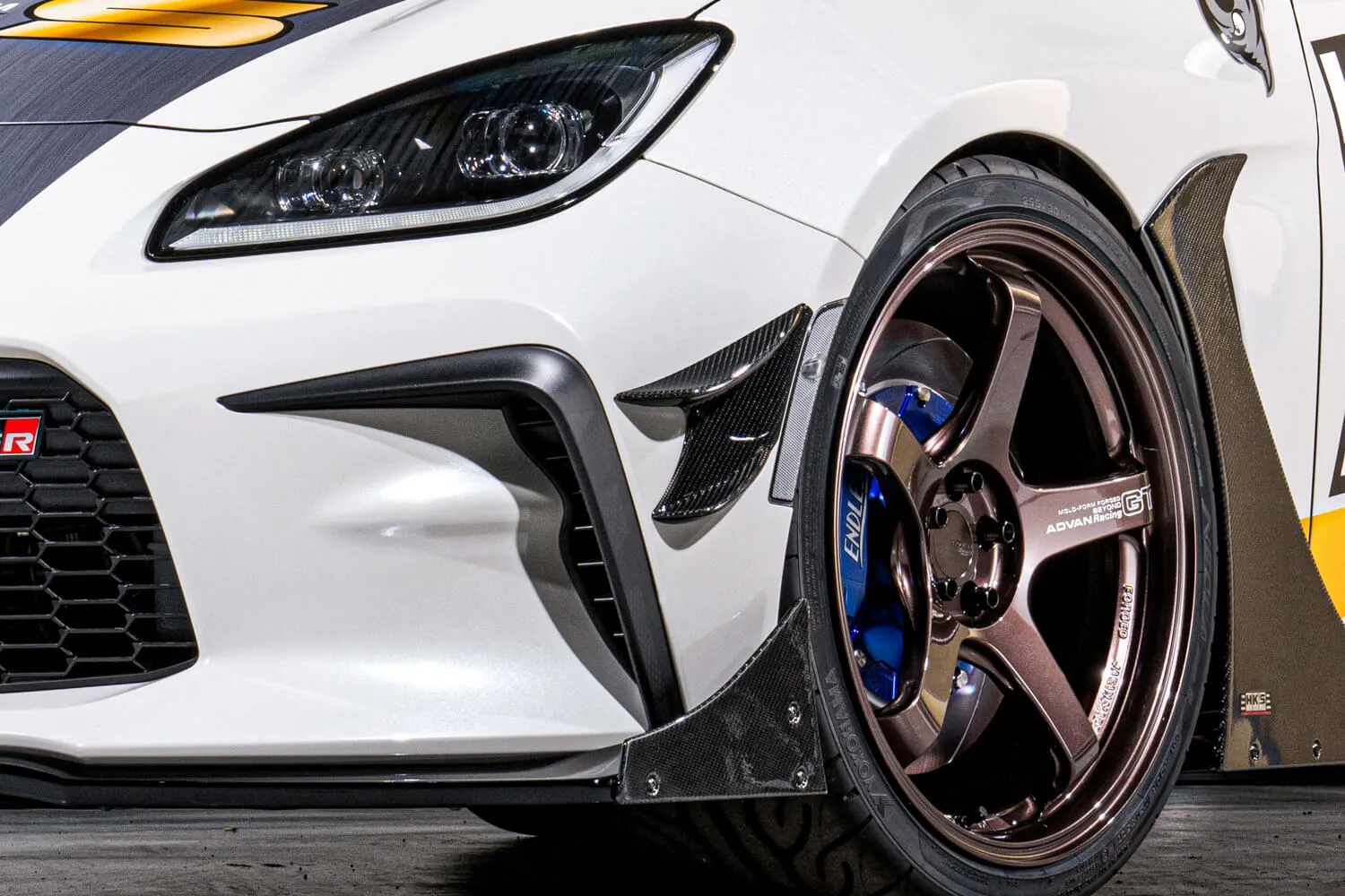 HKS Type-S Front Bumper Canards | 2022  Toyota GR86 (53004-AT022)