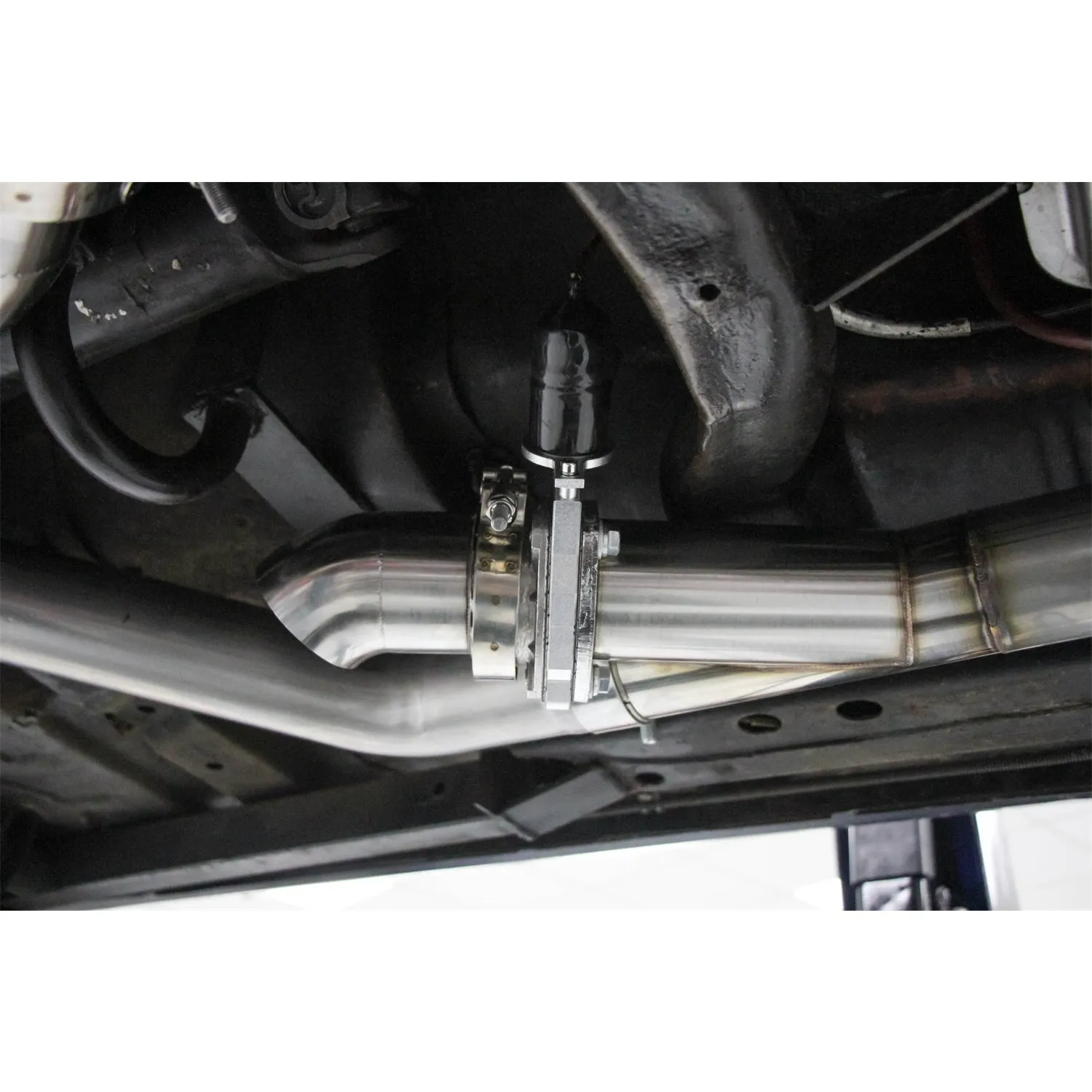 Hooker Electric Exhaust Cut-Out - Bolt-On - Dual - 3" Pipe Diameter - Hardware/Wire Harness Included - Aluminum