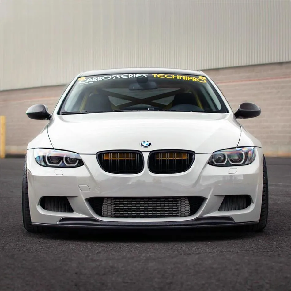 Kidney Grilles for 2007-10 BMW 3-Series E92/E93 Pre-LCI (Gloss Black Dual Slat)