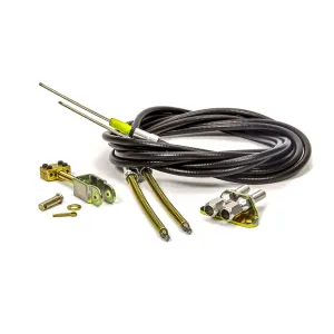 Lokar Parking Brake Cable - Cut-To-Fit - Polyurethane Housing - Black - Ford Thunderbird