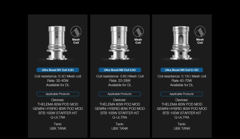 Lost Vape Ultra Boost V2 Coils