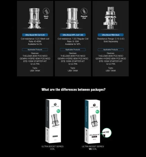 Lost Vape Ultra Boost V2 Coils