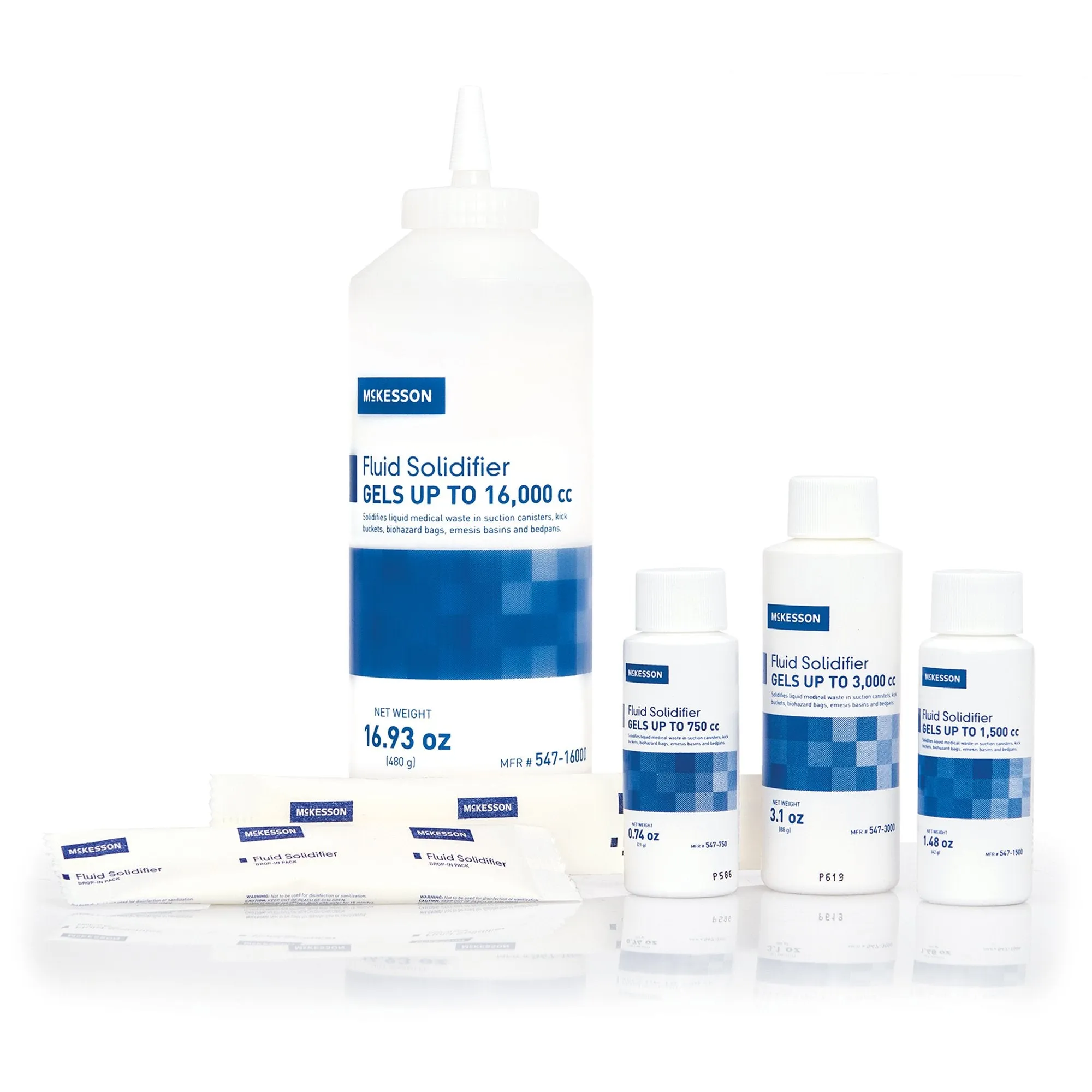 McKesson Fluid Solidifier, 1.69 oz Bottle, Gels up to 1,500 cc