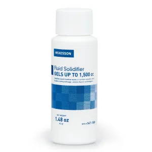 McKesson Fluid Solidifier, 1.69 oz Bottle, Gels up to 1,500 cc