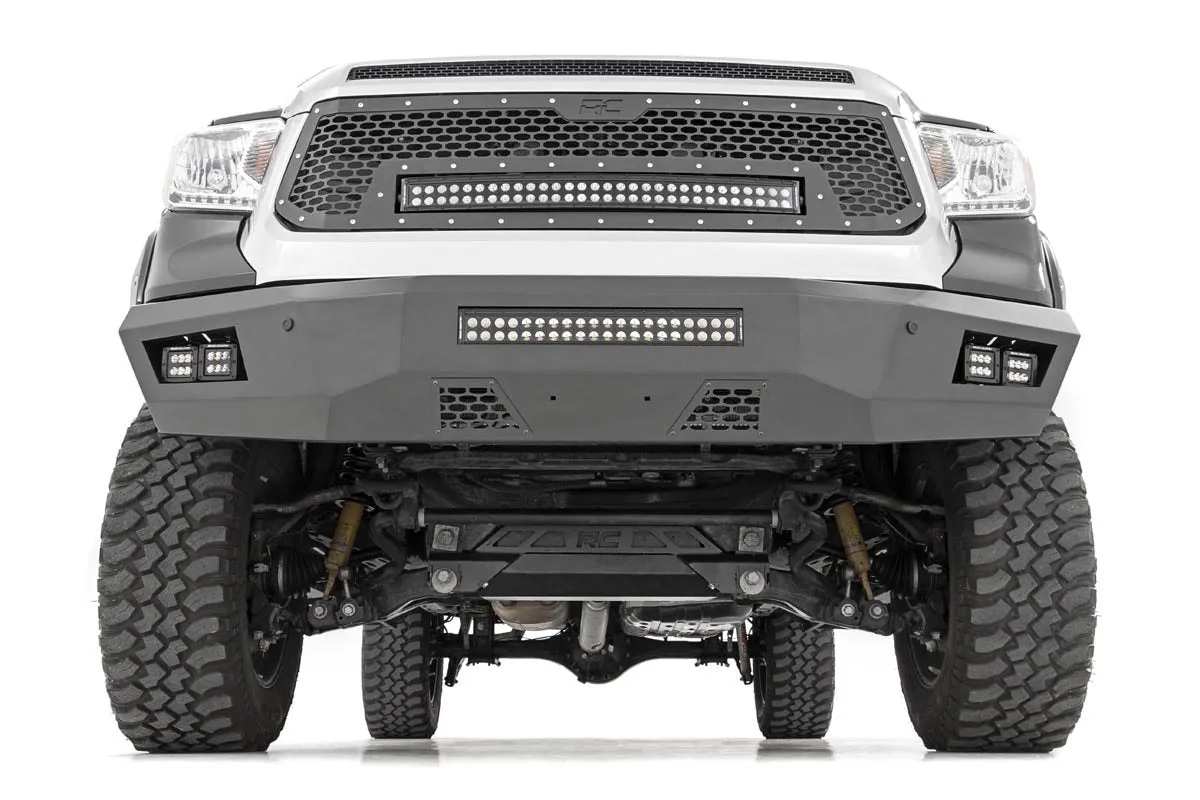 Mesh Grille | 30" Dual Row LED | Black | White DRL | Toyota Tundra | 2014-2017