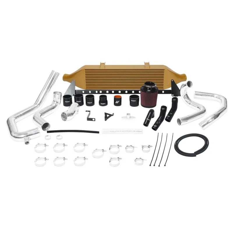 Mishimoto Front-Mount Intercooler Kit Subaru STi (2008–2014) Silver / Black / Gold