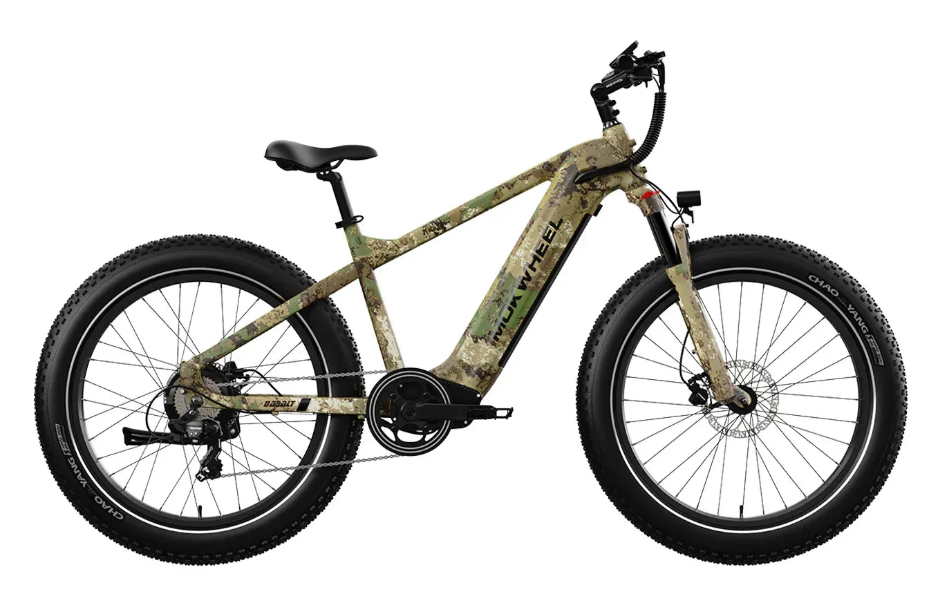 MOKWHEEL Basalt 750 w Step Over Ebike 26x4 Fat Tire Fat Tire Electric Beach Cruiser eBike