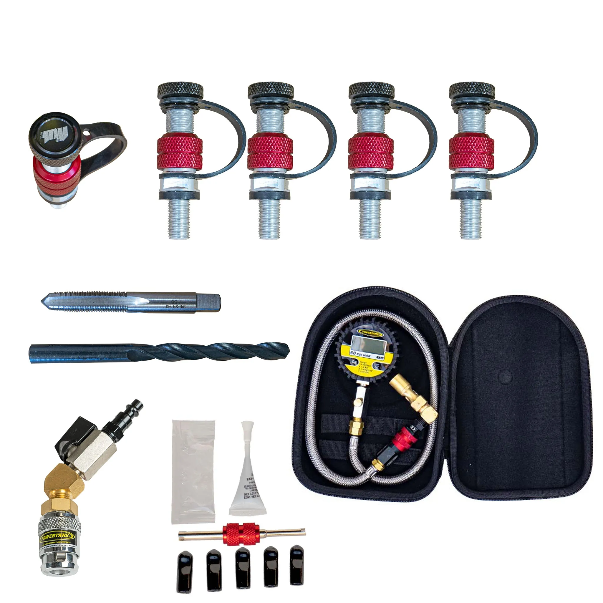 Monster Valve Tap2 - Tap install - Rapid Tire Air Up and Air Down Kit