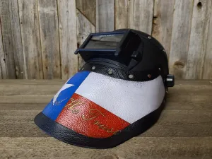 Outlaw Leather - Welding Hood - Texas Original "In God we Trust"