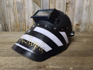Outlaw Leather - Welding Hood - USA B/W "We the People"