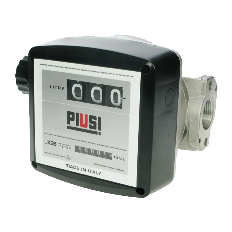 PIUSI K33 Meter Ver A 3 Digit Mechanical Diesel 20-120lpm