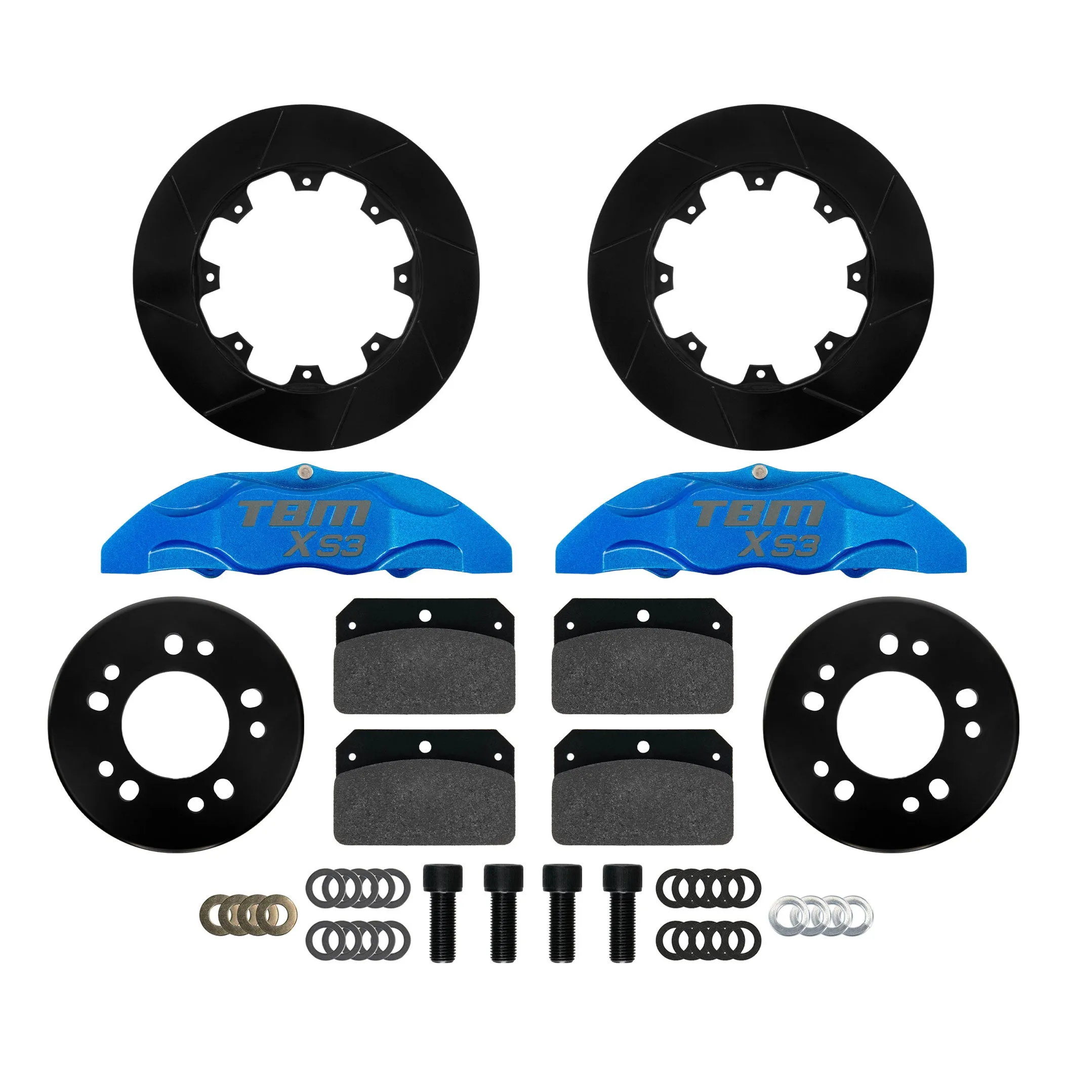 Rear XS3 Extreme Street Brake Kit (GM 10/12 Bolt C Clip Eliminator)