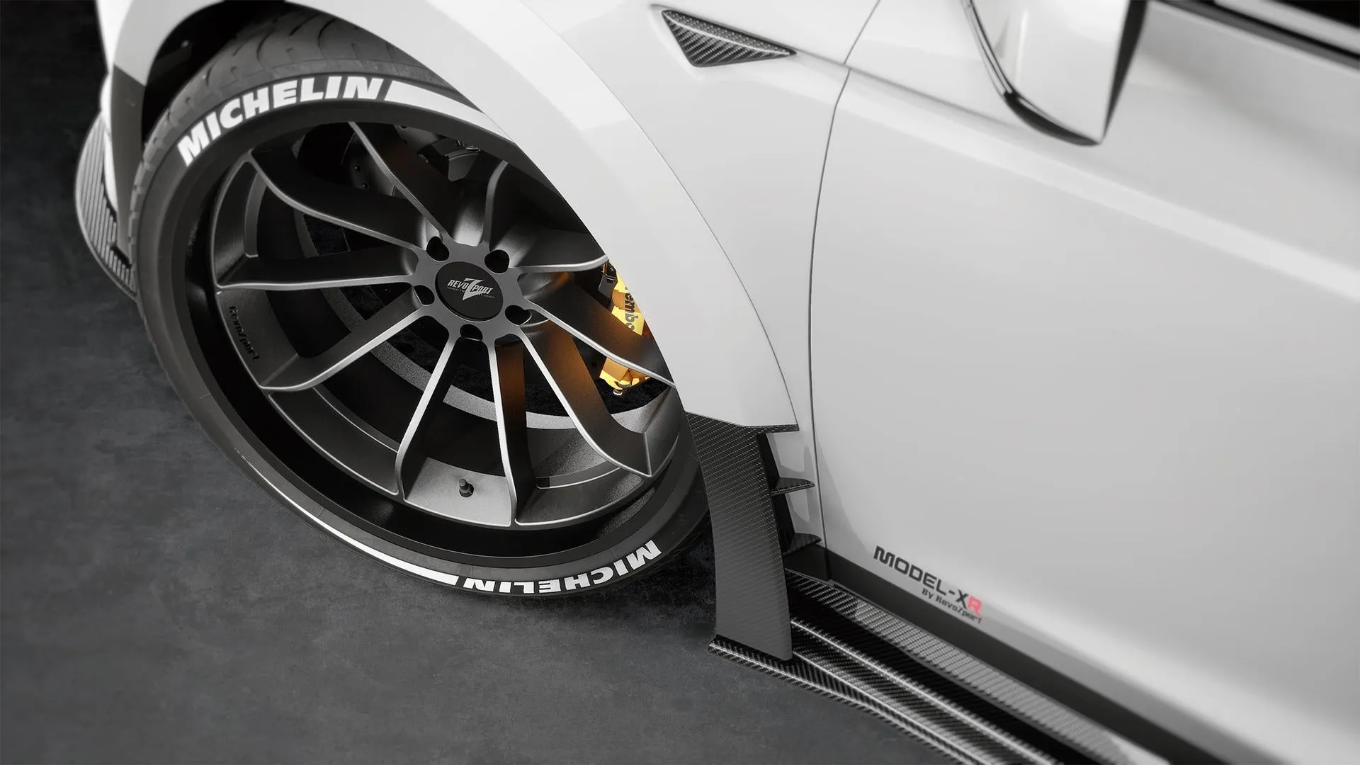 Revozport R-Zentric Model XR Widebody Aerokit for Tesla Model X